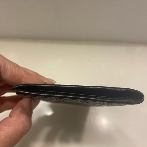 Gucci Wallet navy blue. Long micro GG wallet. Luxury leather - Picture 6 of 13